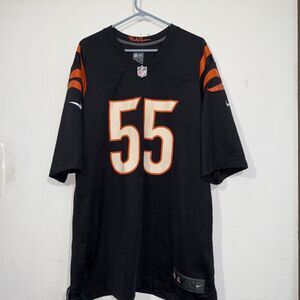 Logan Wilson Cincinnati Bengals Nike Player Game Jersey Men's 2024 #55 Black New